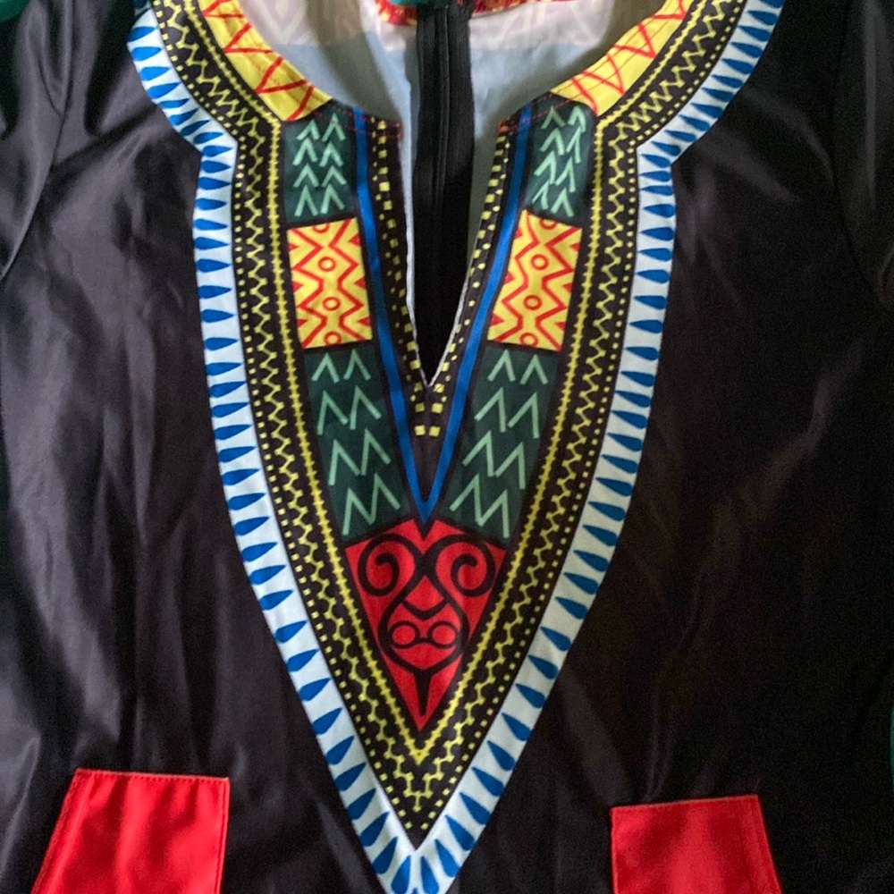 African style tight dress